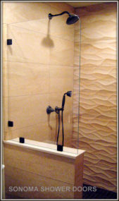 Frameless Fixed Bath Screen